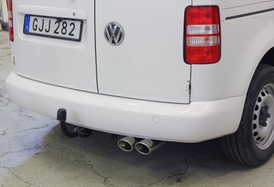 Sports exhaust system Milltek Twin for VW Caddy 2.0TDI 2016-