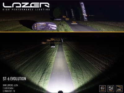 Lazer LED Ramp ST6 Evolution - 284 mm - 6402 lumen