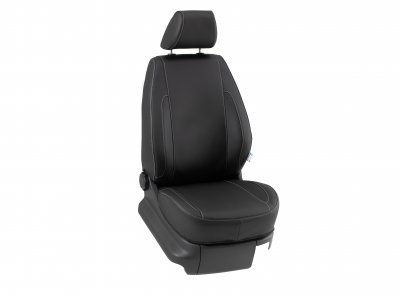 Heavy duty seat cover (vinyl & fabric) for the driver's seat of Volkswagen Caddy 2004-2020