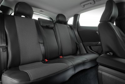 Heavy duty upholstery (vinyl and fabric) for the rear seat of Renault Alaskan 2017-2019