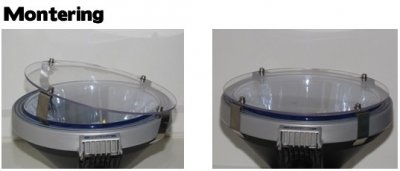 Transparent stone bulkhead cover for Hella 3000 &amp; SIM 302.27