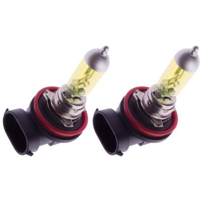Headlight bulb 12 V Yellow White H11