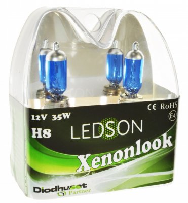 Headlight lamp 12 V Ultra White H8