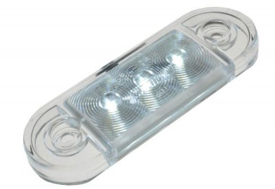 Super slim position light with 3xLED 12V/24V E-marked