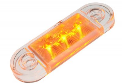 Super slim position light with 3xLED 12V/24V E-marked