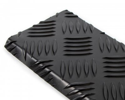 Duralumin Rear guard for Ford Transit Custom (2012–2024) | Sturdy Bumper Guard | Black