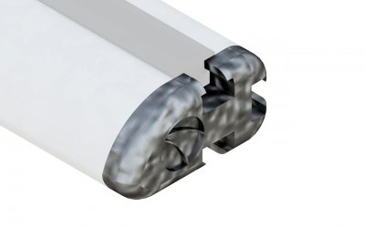 Roof rack cover for roof rack - Left