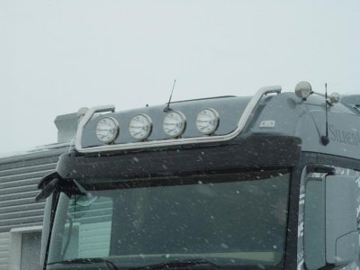 Stainless steel roof arch - Mercedes-Benz Actros 2011- (BIG)