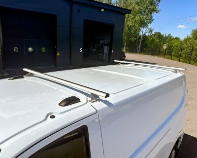 Roof Racks 160 cm for Ford Transit Custom from 2023- | Aerodynamic Aluminum Racks