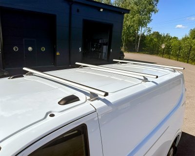 Roof Racks 160 cm for Volkswagen Transporter T7 from 2024- | Aerodynamic Aluminum Racks