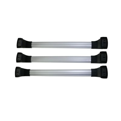 Roof racks Ford Transit Custom from 2023 onwards | Silver | 3 pcs