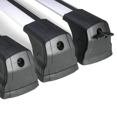 Roof racks Ford Transit Custom from 2023 onwards | Silver | 3 pcs
