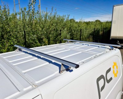 Roof racks, 120 cm, for the 2022 Nissan Townstar and later | Aerodynamic aluminum racks | 2 pcs