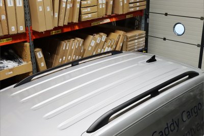 Black roof rails for Volkswagen Caddy from 2021- | Second-hand sorting