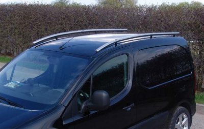 Stainless steel roof rails for Peugeot Partner 2008-