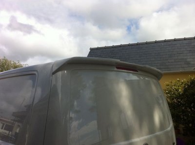 Roof spoiler Volkswagen Caravelle T5 from 2003-2015 | Sportline | Tailgate