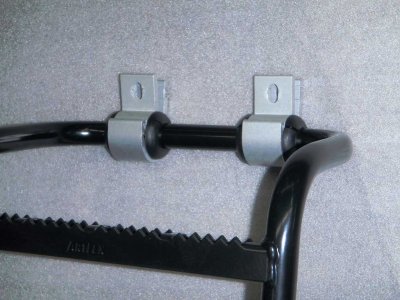 Roof ladder for universal mounting on e.g. tailgate/back doors