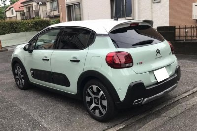 Roof spoiler Citroen C3 from model year 2017-