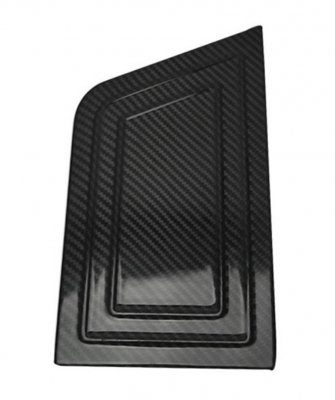 Carbon fiber fuel cap detail for VW Transporter T6 2016-
