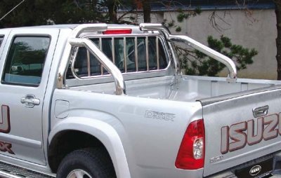Stainless steel tare bar/flare bar for Isuzu D-Max 2007-2011