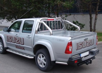 Stainless steel tare bar/flare bar for Isuzu D-Max 2007-2011