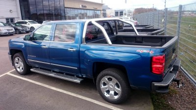 Stainless Steel Tare Bar/Flak Bar for Chevrolet Silverado 2015-
