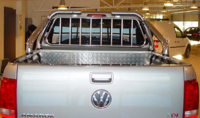 Stainless steel tare bar/flap bar for Volkswagen Amarok 2011-