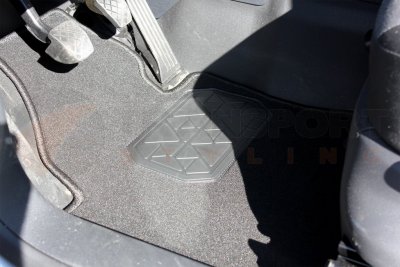 Textile mats for Volkswagen Caddy from 2004-/10-/16-