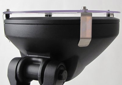 Transparent stone guard with bracket for Bosch Rallye 225 "Highlight"