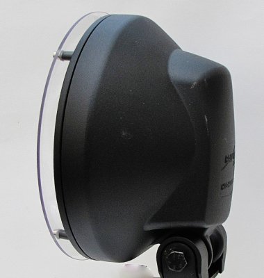 Transparent stone bulkhead cover with screw mount for Bosch Rallye 225 "Highlight"