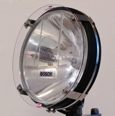 Transparent stone guard for Bosch Rallye 225 "Big Knick"