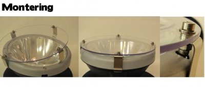 Transparent stone bulkhead cover for Hella 3003