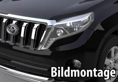 Transparent Headlight Covers for Toyota Land Cruiser 150 2014-