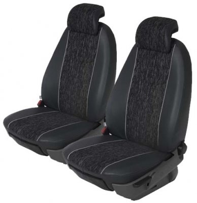 Driver &amp; passenger seat cover for Dacia Logan 2009-