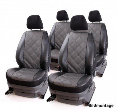 Bilklädsel BASIC för fram- och baksätet till VW Transporter T5 2003-2015