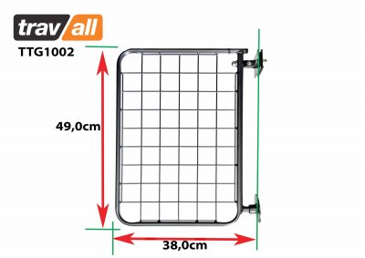 Tailgate: 38x49 cm (WxH)