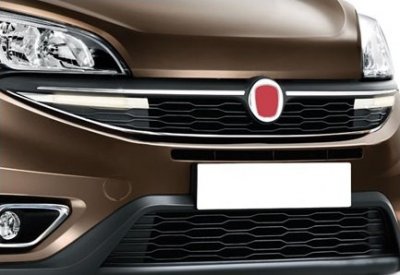 U-shaped Stainless Steel Grill for Fiat Dobló from 2015-