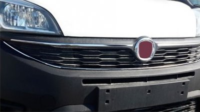 U-shaped Stainless Steel Grill for Fiat Dobló from 2015-