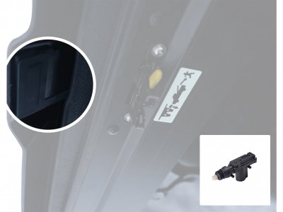 Central locking update kit for Proform Sportlid Premium (incl. touch panel)