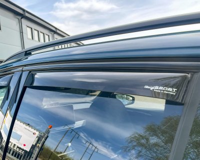 Wind deflectors Volkswagen Tiguan from 2024- | Dark tinted
