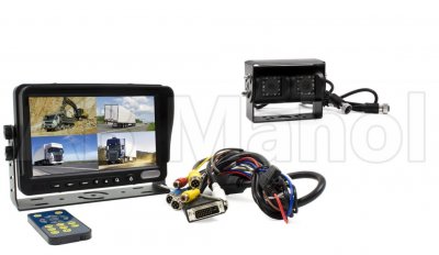 Package with 7 inch screen and 1 rear view camera. Camera type RC40