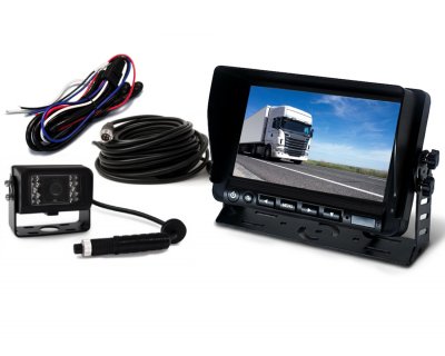 Rear view camera system 7 monitor incl. one standard camera