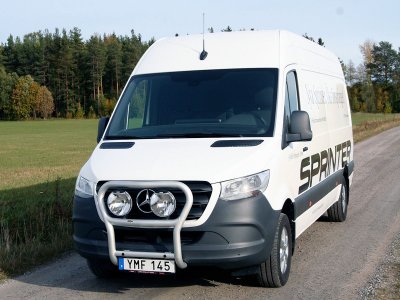 Aluminum bull bar for Mercedes Sprinter from 2018-