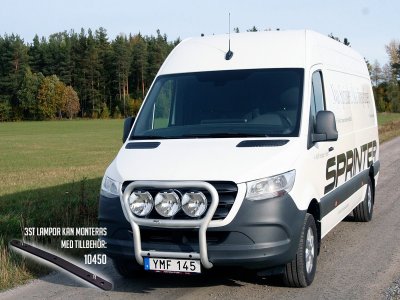 Aluminum bull bar for Mercedes Sprinter from 2018-