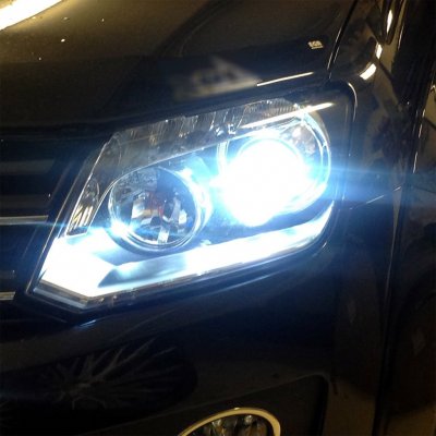 Xenon headlights with LED DRL for Volkswagen Amarok from 2011-