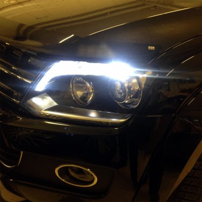 Xenon headlights with LED DRL for Volkswagen Amarok from 2011-