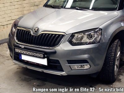 Extra light bracket QLED incl. LED light bar for Skoda Yeti 2014-