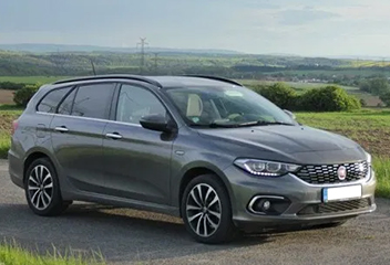 Lastskydd i rostfritt stål som passar Fiat Tipo 2017-