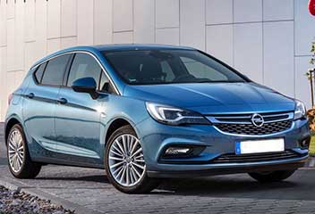 Opel Astra from 2016-2019