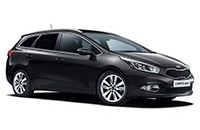 Gummimattor som passar Kia Ceed SW från 2012-2018 (kombimodellen)